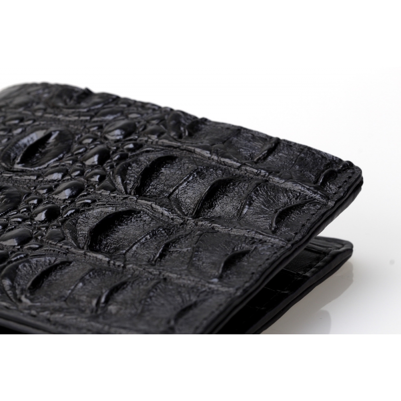 Мужской бумажник из натуральной кожи крокодила