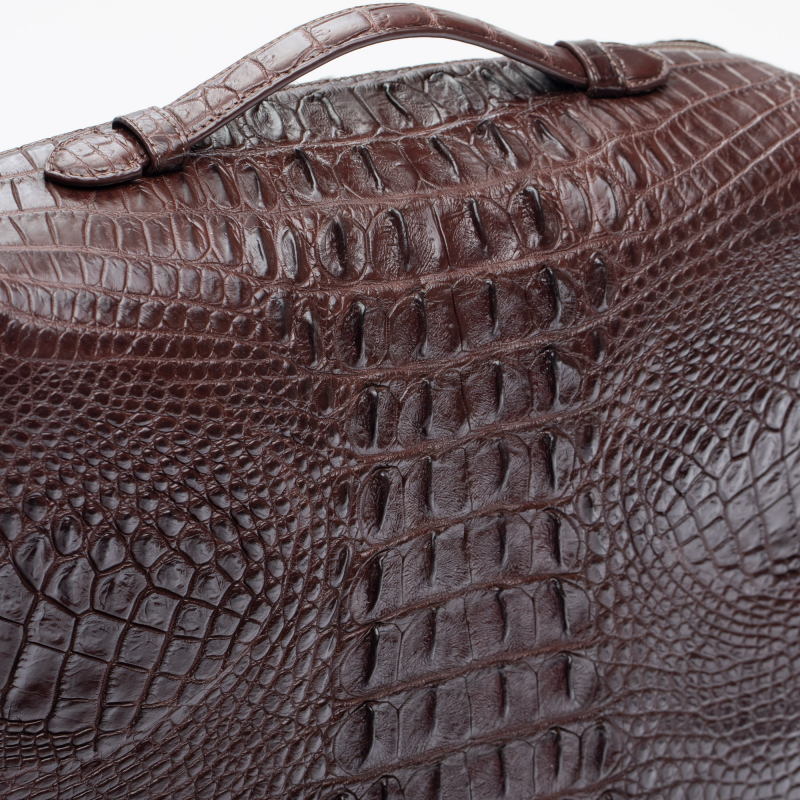 Мужская сумка из крокодиловой кожи