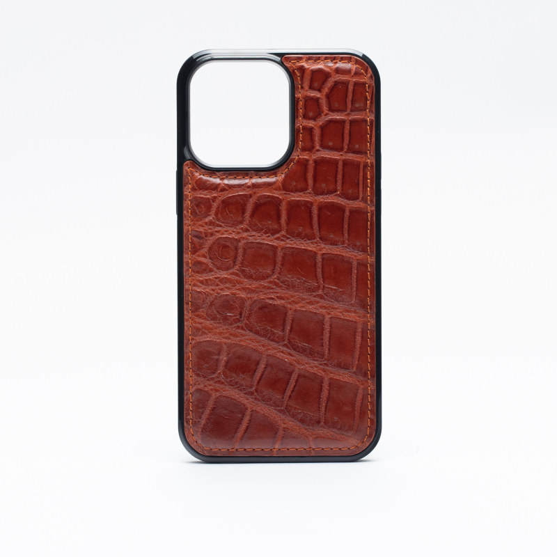 Чехол из кожи крокодила для IPhone 13 pro
