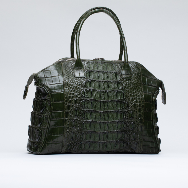 Деловая сумка из крокодиловой кожи 