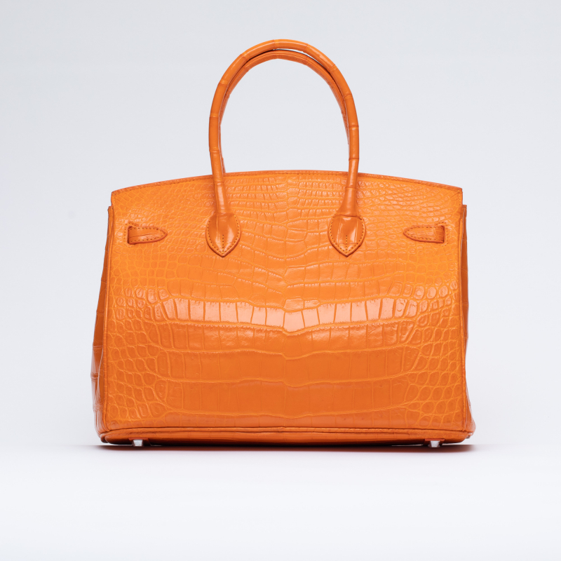Сумка в стиле Birkin 35 из крокодиловой кожи