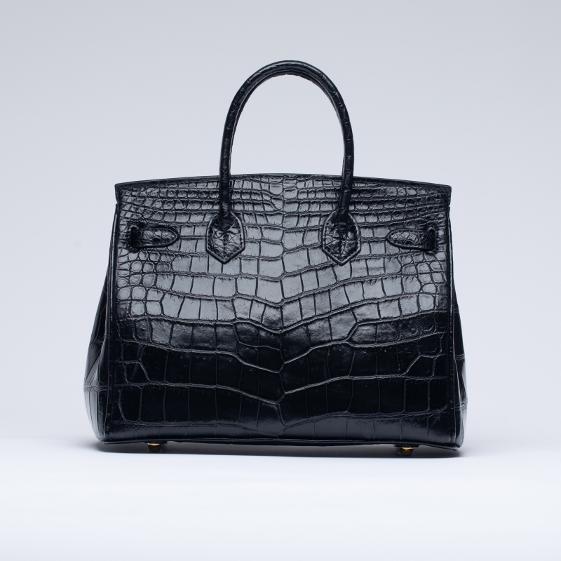 Сумка в стиле Birkin 30 из крокодиловой кожи