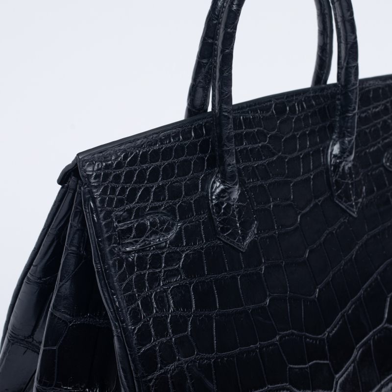 Сумка в стиле Birkin 30 из крокодиловой кожи