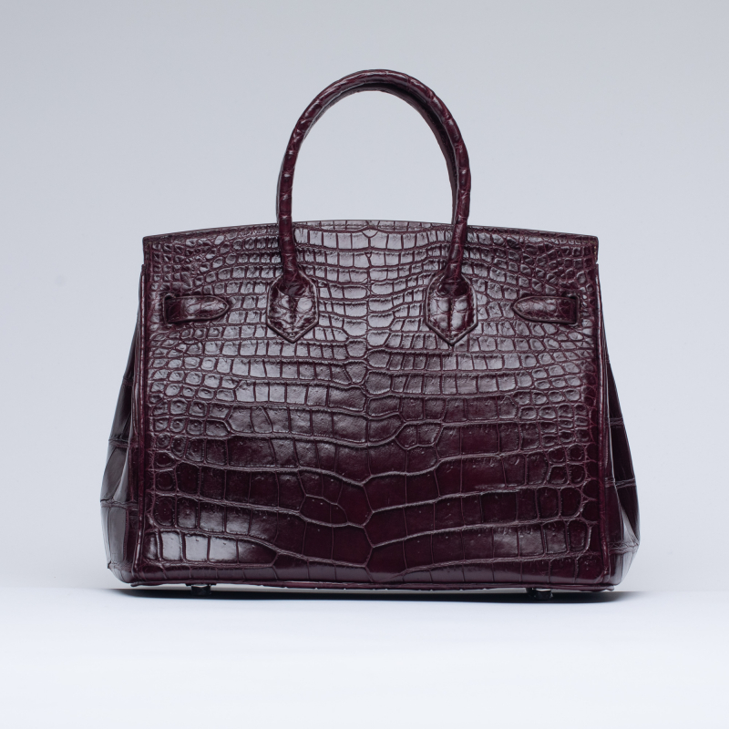 Сумка в стиле Birkin 30 из крокодиловой кожи