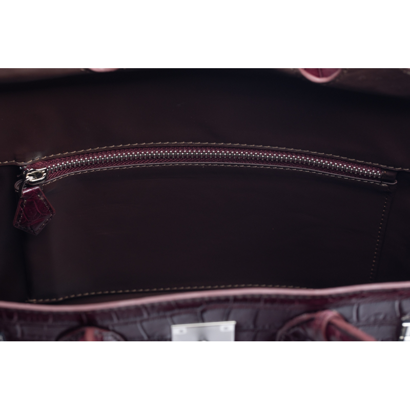 Сумка в стиле Birkin 30 из крокодиловой кожи