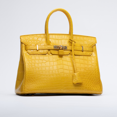 Сумка в стиле Birkin 35 из крокодиловой кожи