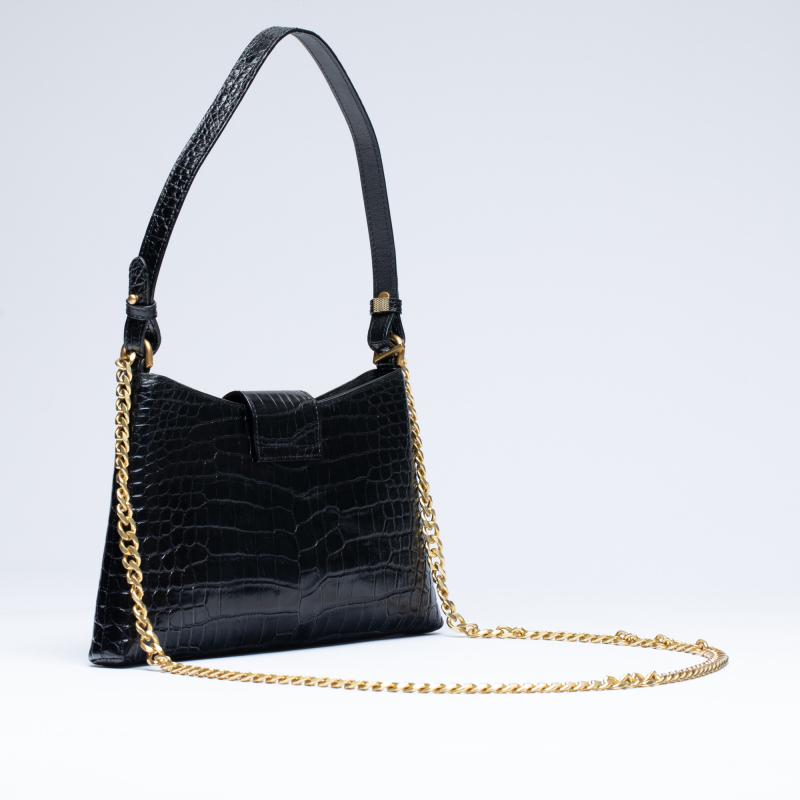 Сумка из кожи крокодила в стиле Celine