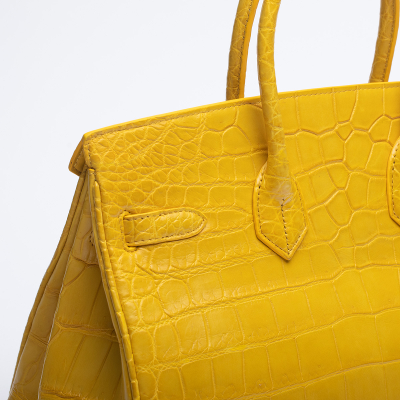 Сумка в стиле Birkin 35 из крокодиловой кожи