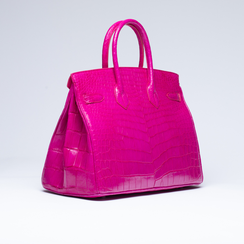 Сумка в стиле Hermès Birkin 35 из кожи крокодила Сумка в стиле Hermès Birkin 35 из кожи крокодила