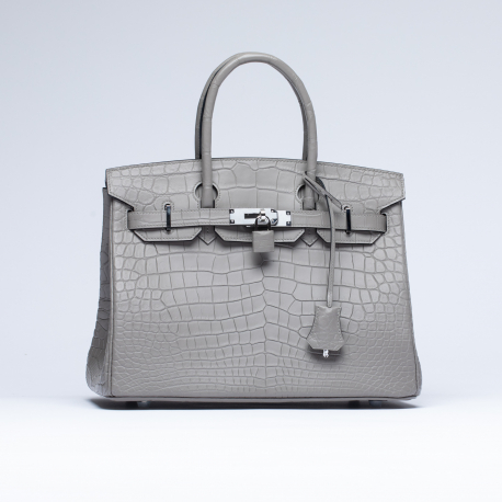 Сумка в стиле Hermès Birkin 30 из крокодиловой кожи