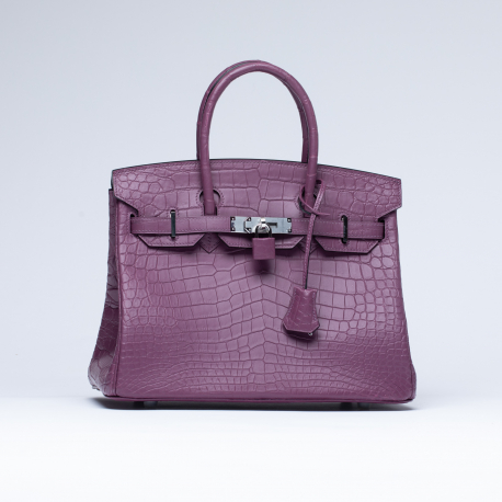 Сумка в стиле Hermès Birkin 30 из крокодиловой кожи