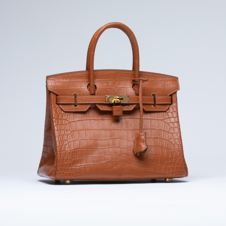 Сумка в стиле Hermès Birkin 30 из крокодиловой кожи