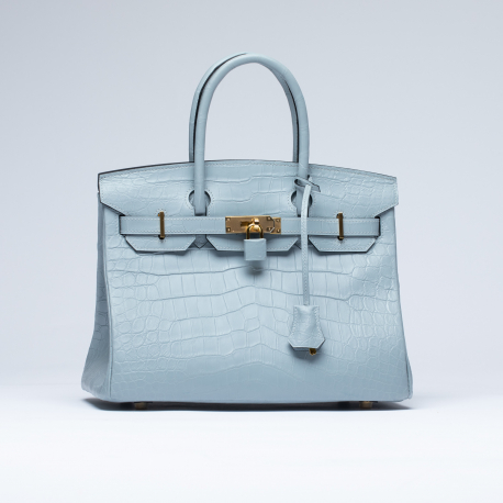 Сумка в стиле Hermès Birkin 30 из крокодиловой кожи