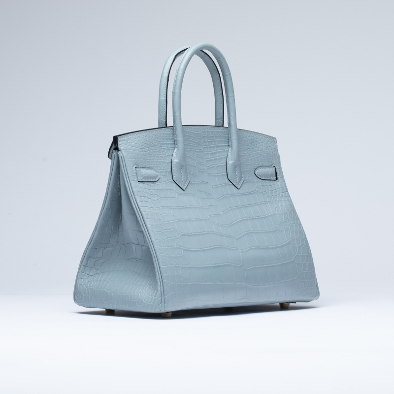 Сумка в стиле Hermès Birkin 30 из крокодиловой кожи