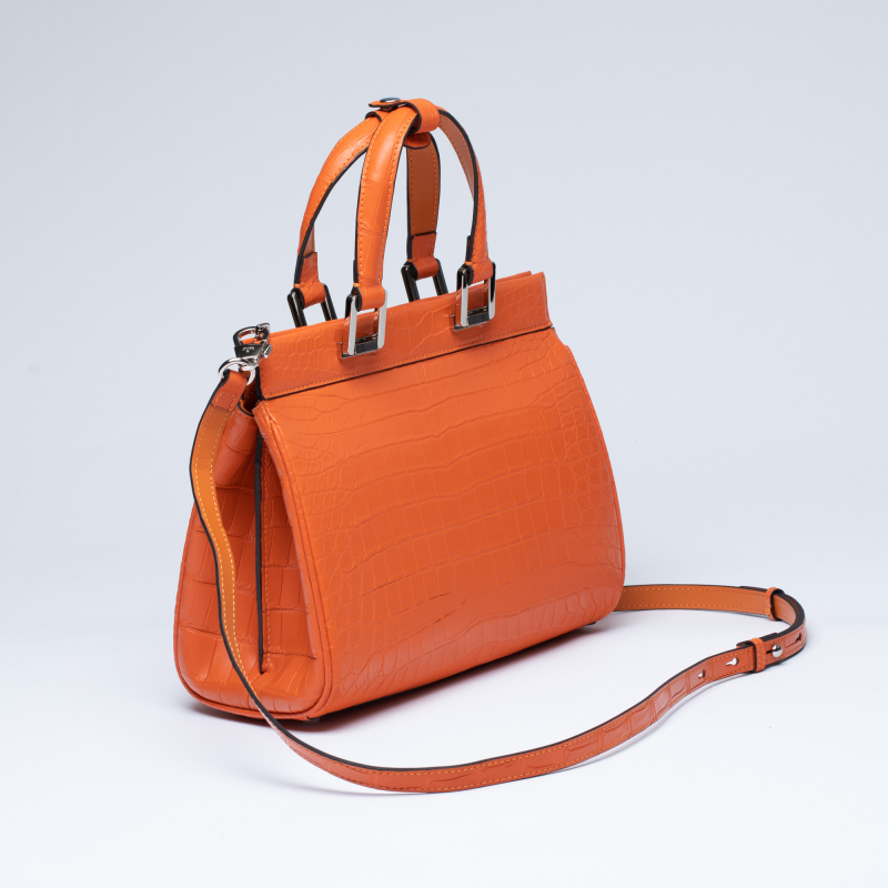 Сумка из кожи крокодила в стиле Gucci
