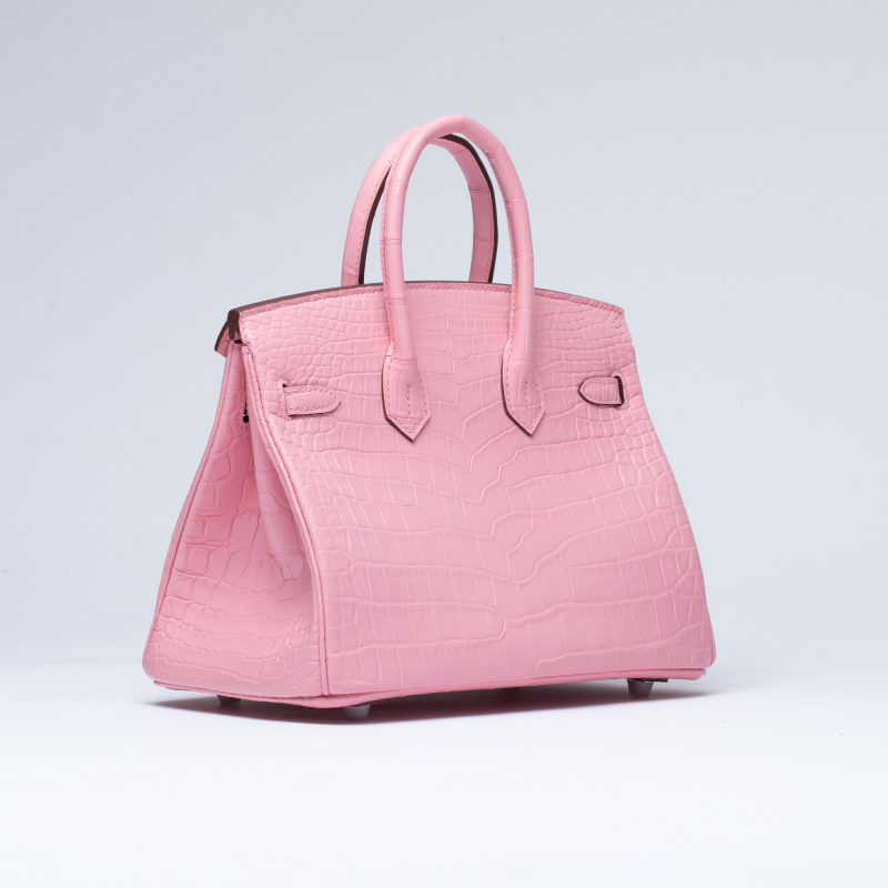 Сумка в стиле Hermès Birkin 25 из кожи крокодила