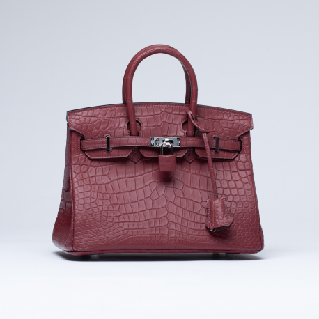 Сумка в стиле Hermès Birkin 25 из крокодиловой кожи