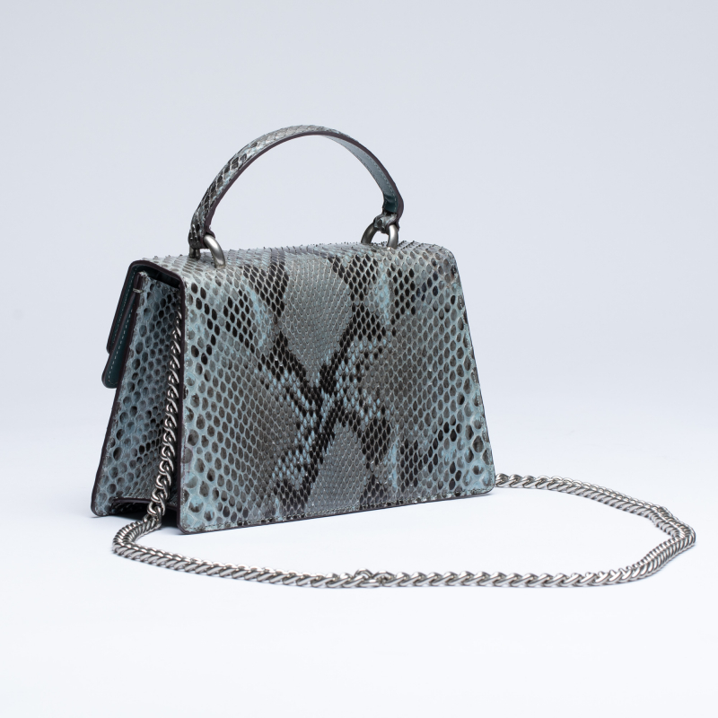 Сумка из кожи питона в стиле Gucci