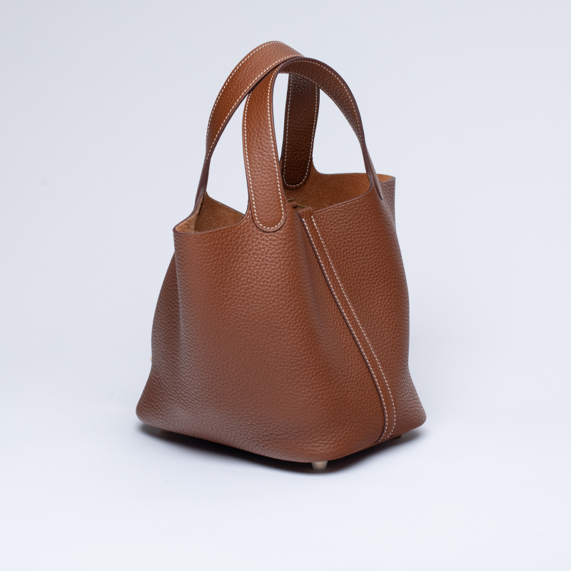 Сумка в стиле Hermès Picotin из кожи Togo