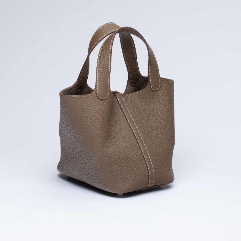 Сумка в стиле Herm&egrave;s Picotin из кожи Togo