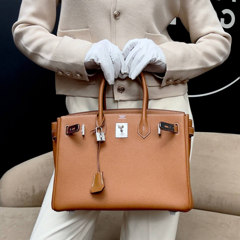 Сумка в стиле Hermès Birkin 30 из кожи Togo